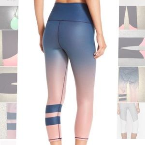 Alo Airbrush High Waist Cropped Leggings Sz S
